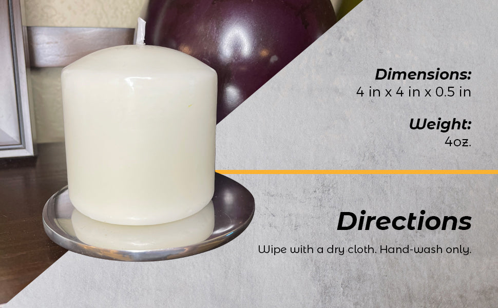 Round Candle Holder and Drink Coaster