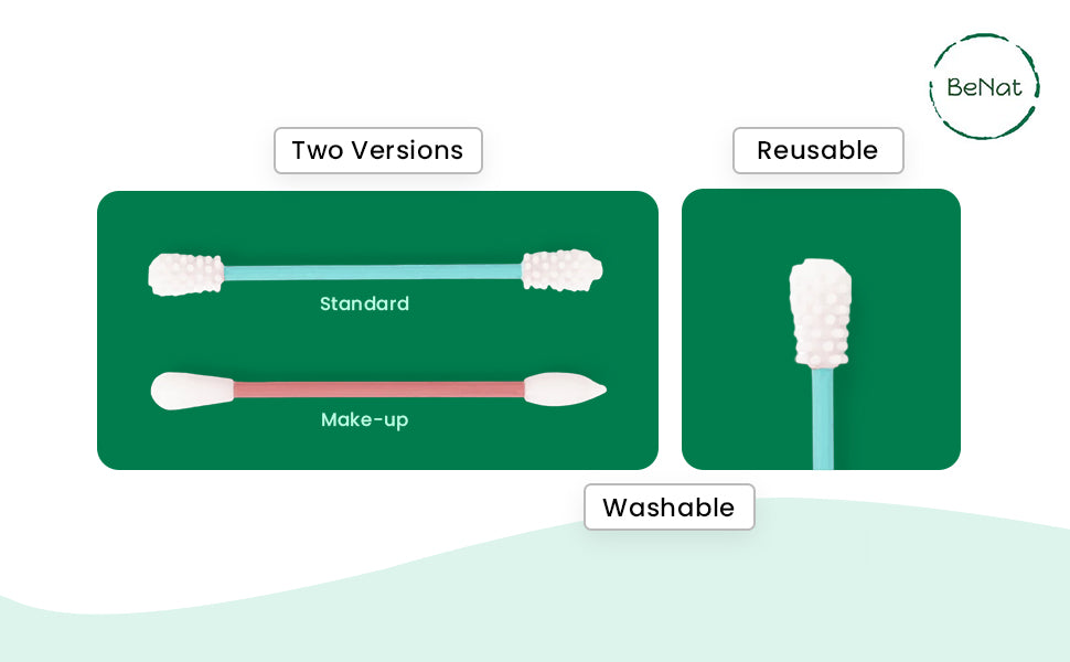 Reusable Silicone Cotton Swabs