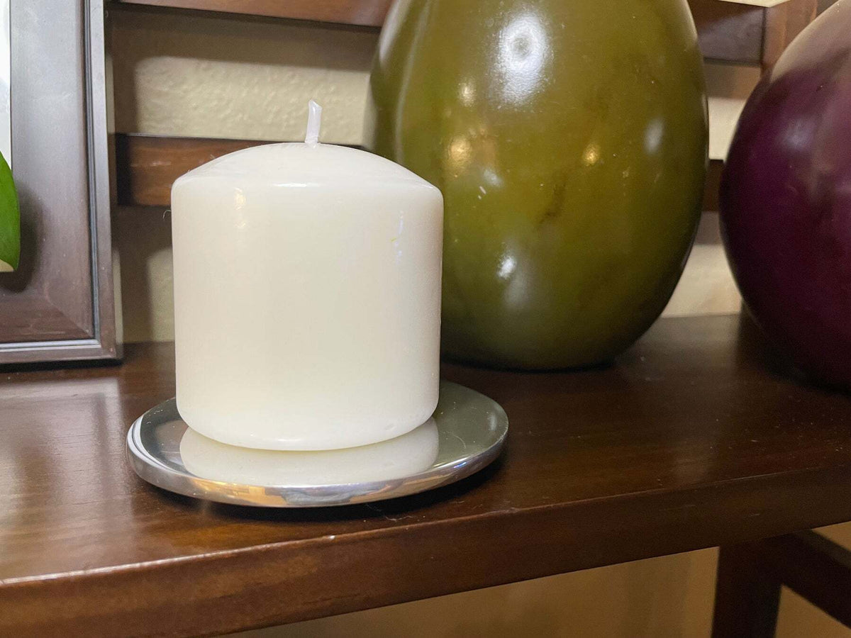 Round Candle Holder and Drink Coaster