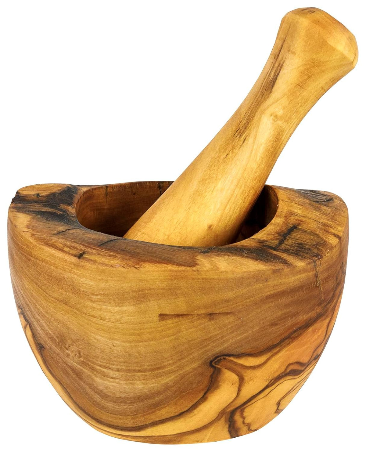 Olive Wood Mortar and Pestle Set