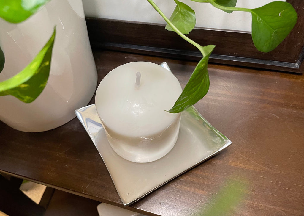 Wavy Square Candle Holder