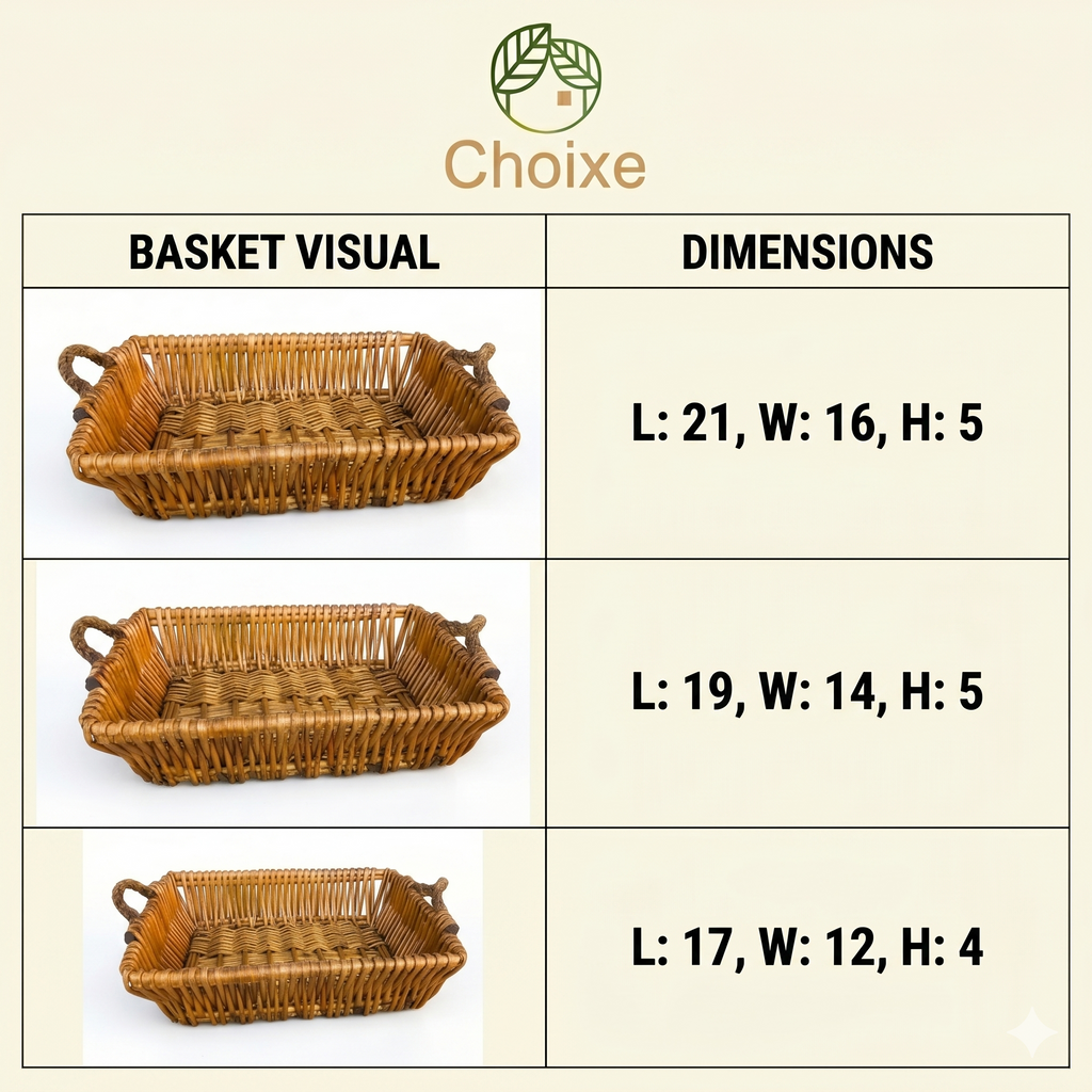 Woven Willow Storage Baskets