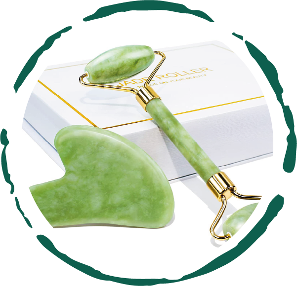 Jade Roller and Gua Sha Set