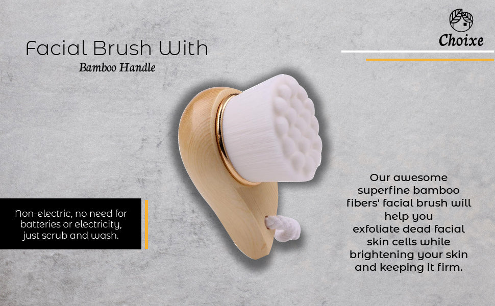 Bamboo Facial Cleansing Brush