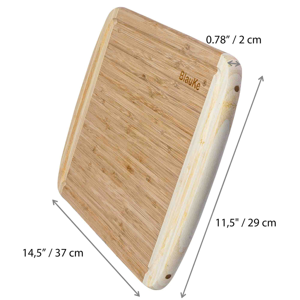 Large Bamboo Cutting Board with Juice Groove