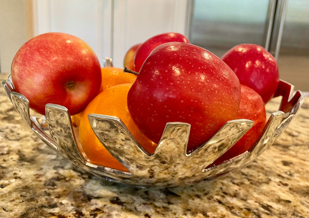 Olive Wood Bread and Fruit Serving Tray
