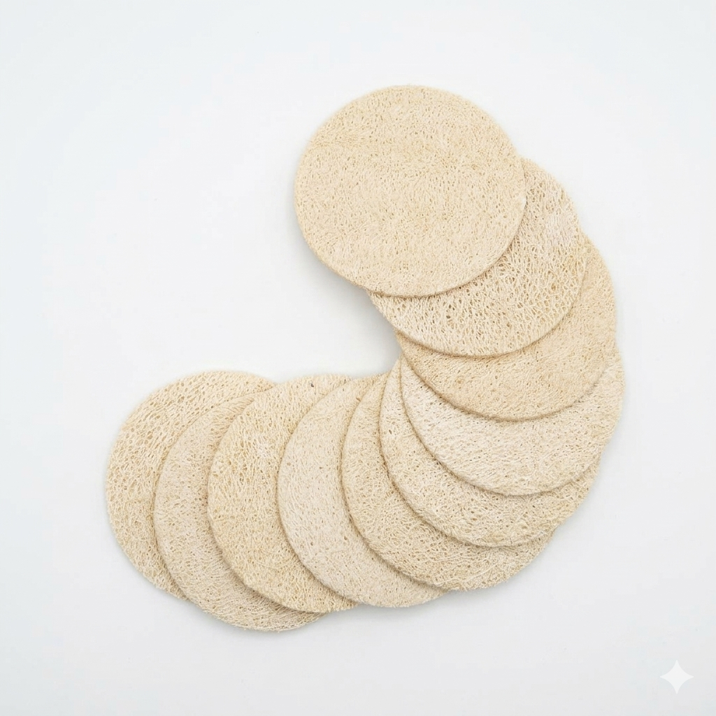 Natural Loofah Pads