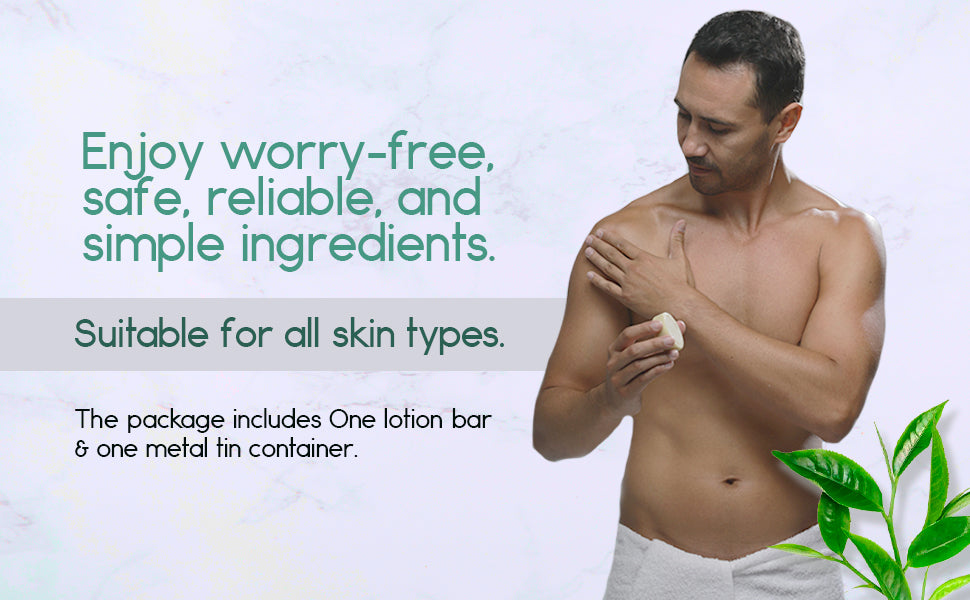 Moisturizing Solid Lotion Bar for Dry Skin