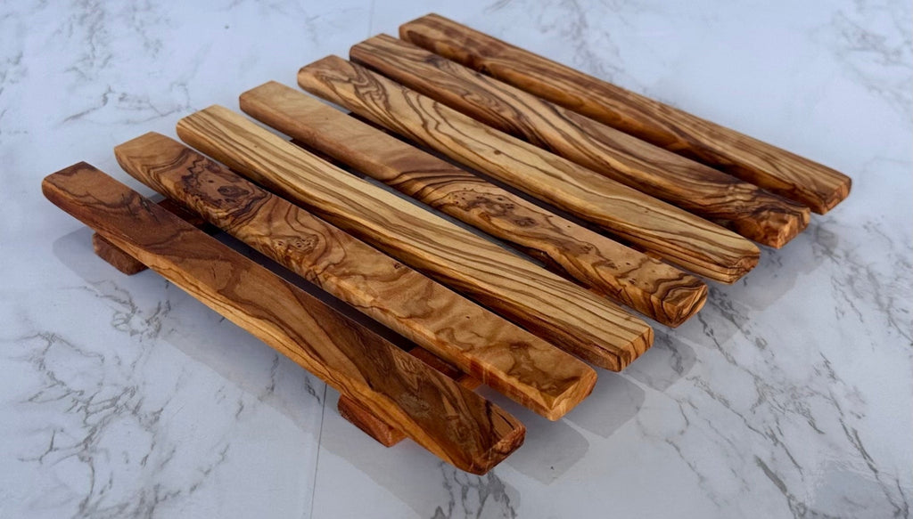 Olive Wood Trivet for Hot Pans