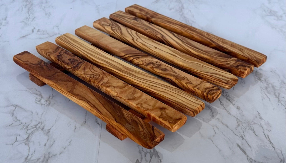 Olive Wood Trivet for Hot Pans
