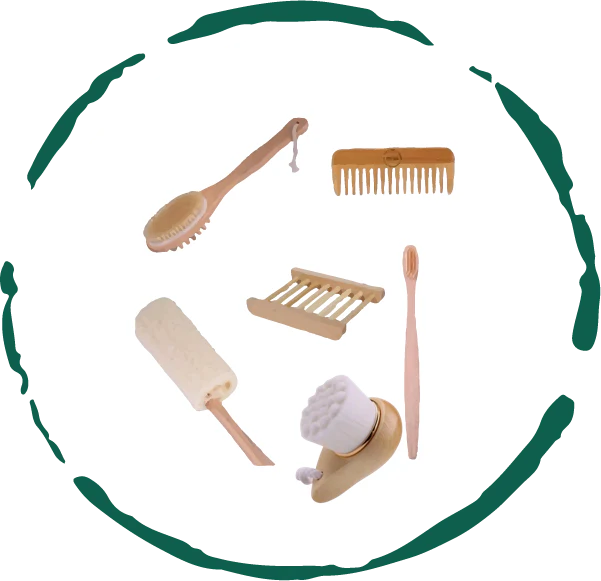 Zero Waste Bathroom Set