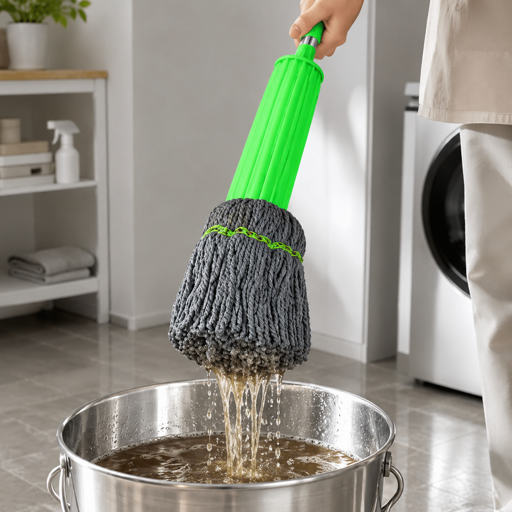 Dehydrated Mop Quick Dry Home Cleaning Efficient Use