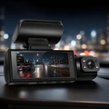 Dual Lens Dash Cam Night Vision Motion Detection Features