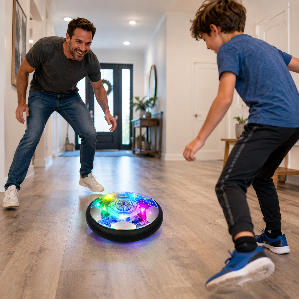 LED Hover Soccer Ball Indoor Rechargeable Floating Toy