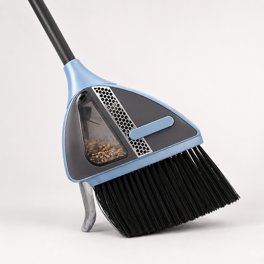 Lightweight Cordless Vacuum Broom Easy Sweep Design