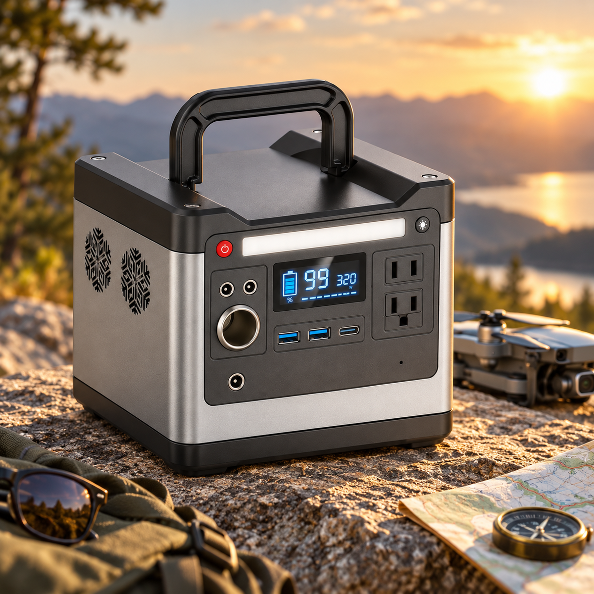 Lightweight Portable Power Station Compact Design