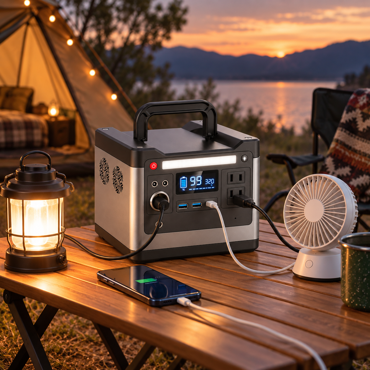 Lightweight Portable Power Station Compact Design