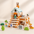 Montessori Building Blocks Wooden Creative Play Toddler