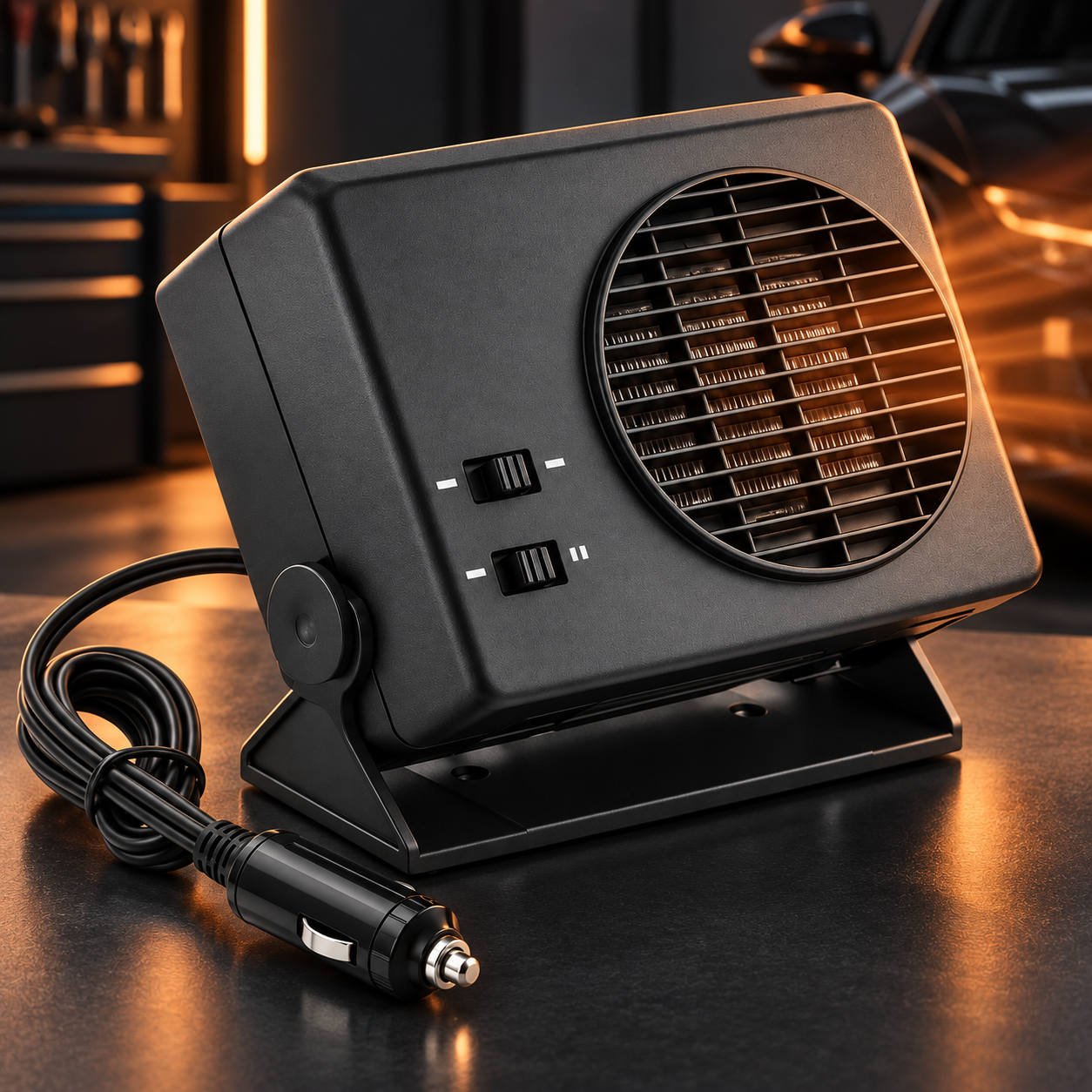 Portable Ceramic Car Heater Compact Design Vehicles