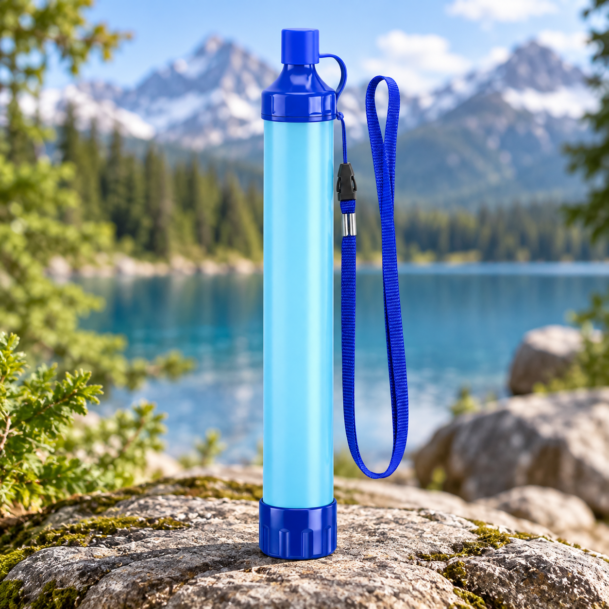 Portable Water Filter Emergency Purifier Compact Travel