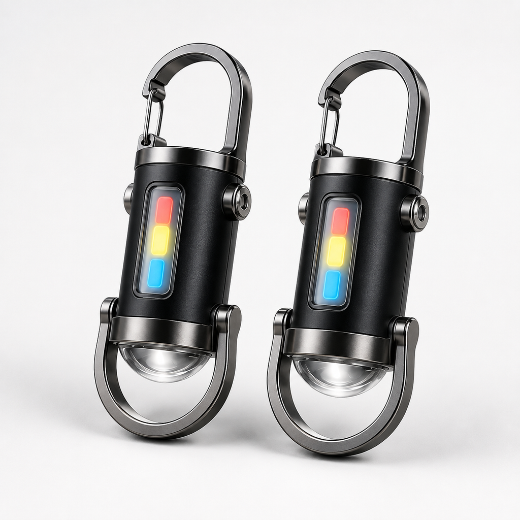 Portable Flashlight Carabiner LED Compact Design