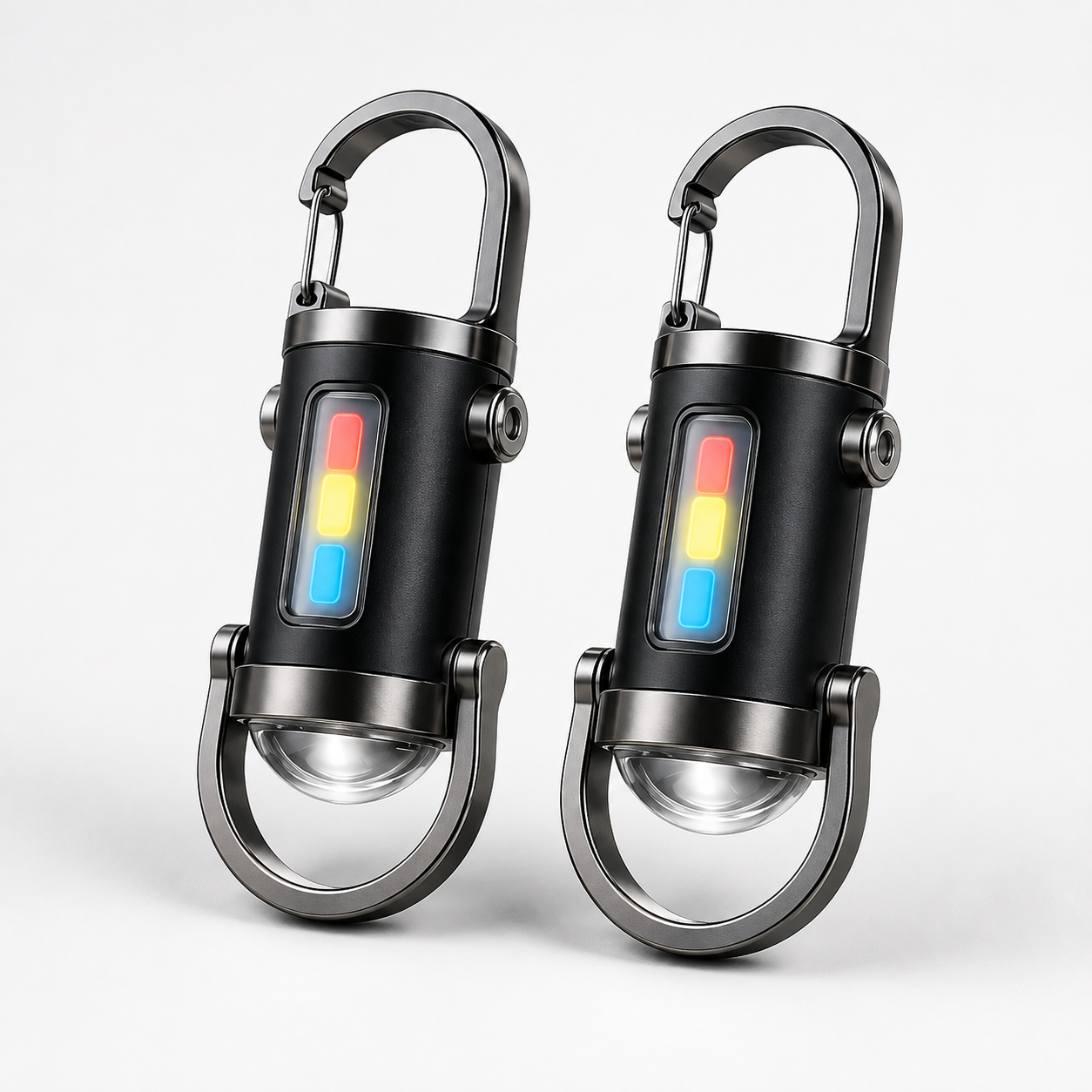 Portable Flashlight Carabiner LED Compact Design