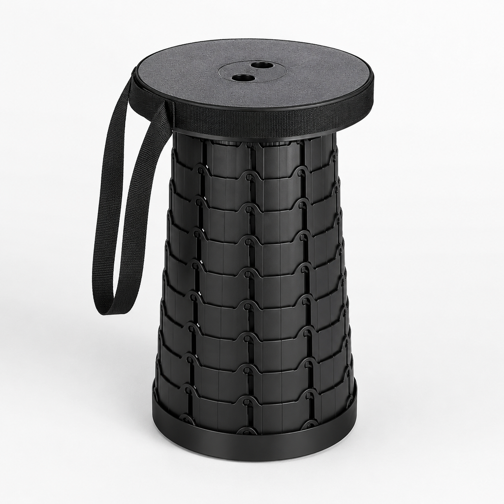 Retractable Stool Camping Portable Lightweight Design