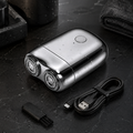 Waterproof Electric Shaver Quiet Design Dual Blade System