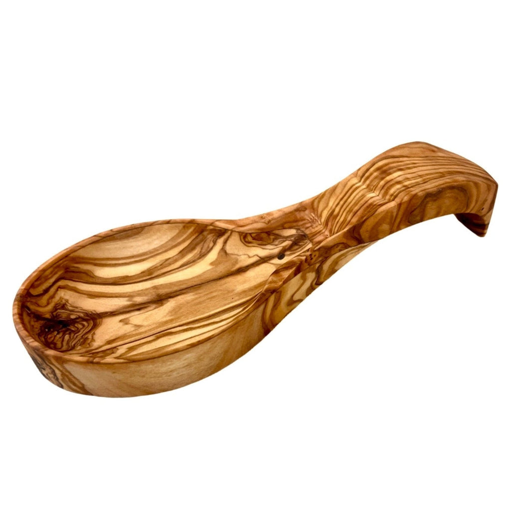 Olive Wood Spoon Rest for Stovetop
