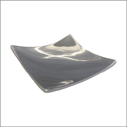 Wavy Square Candle Holder