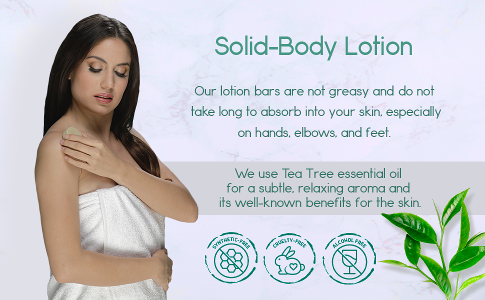 Moisturizing Solid Lotion Bar for Dry Skin