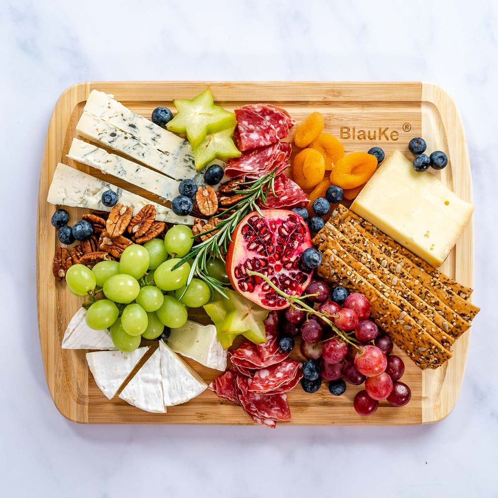 Large Bamboo Cutting Board with Juice Groove