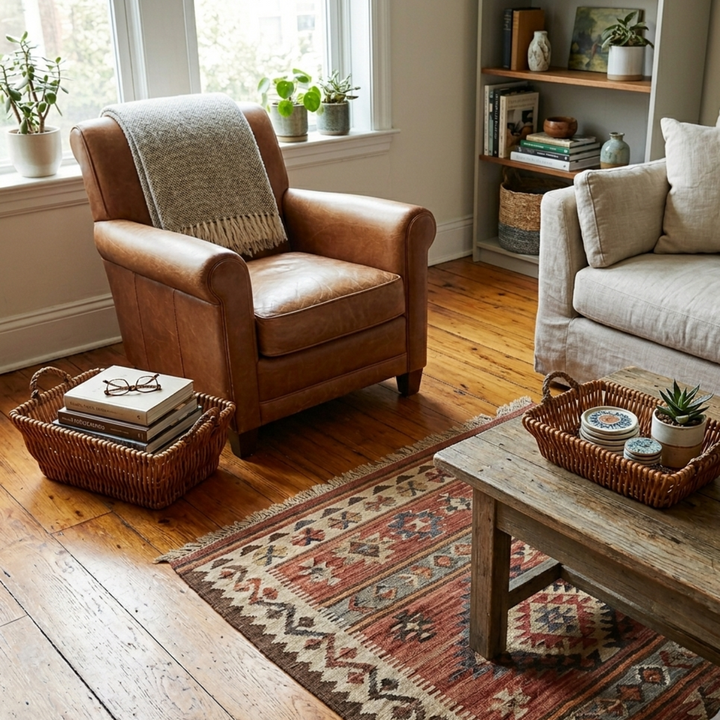 Woven Willow Storage Baskets