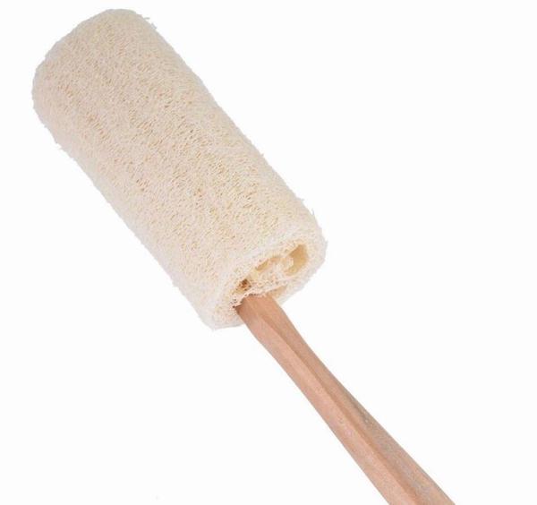 Natural Loofah Bath Brush with Handle