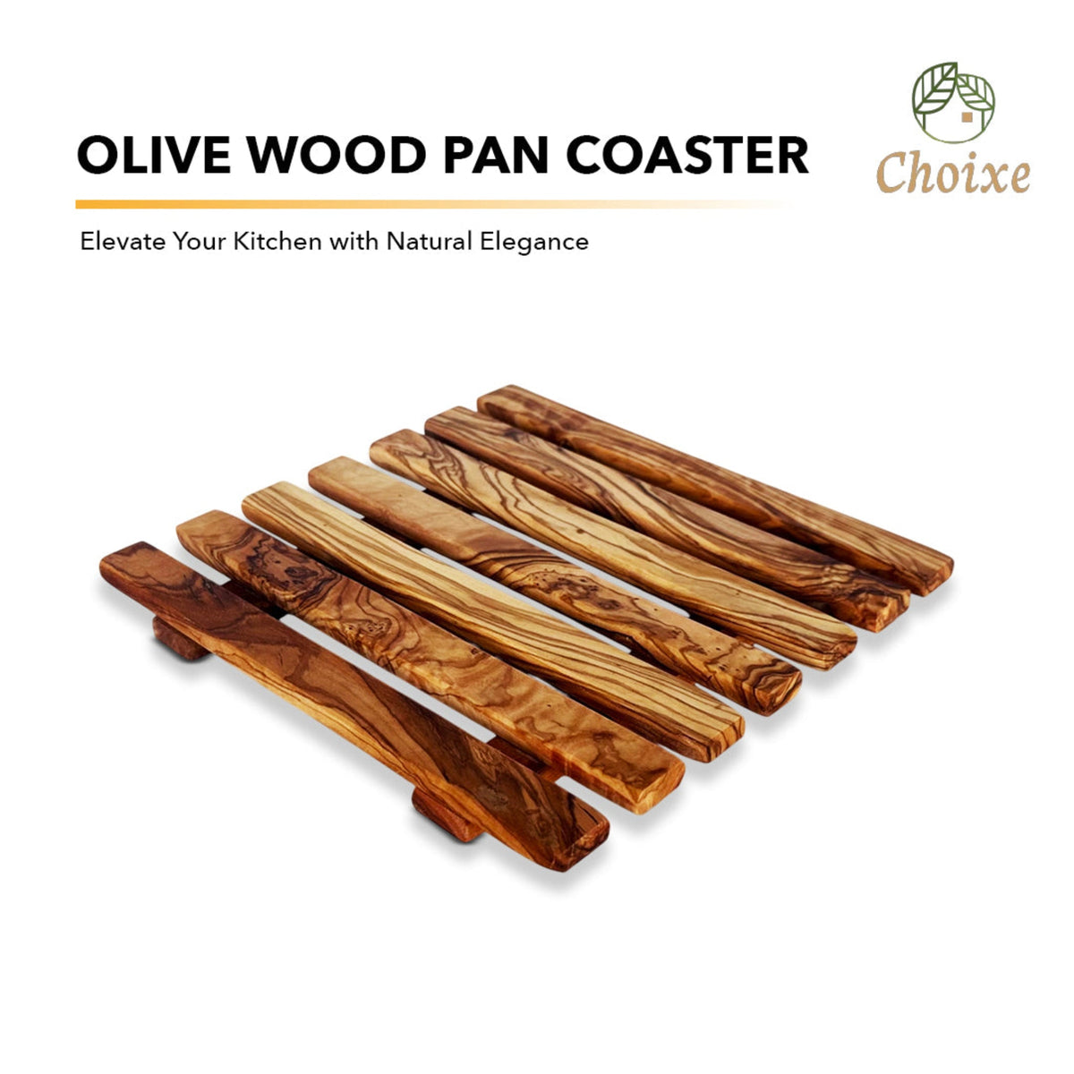 Olive Wood Trivet for Hot Pans