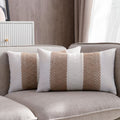 Linen Lumbar Pillow Covers 12 x 20