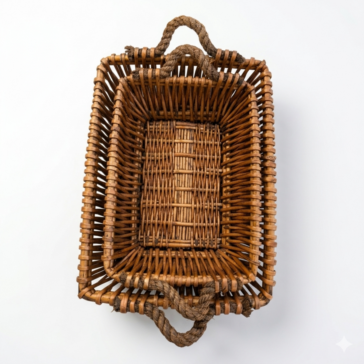 Woven Willow Bread and Fruit Baskets