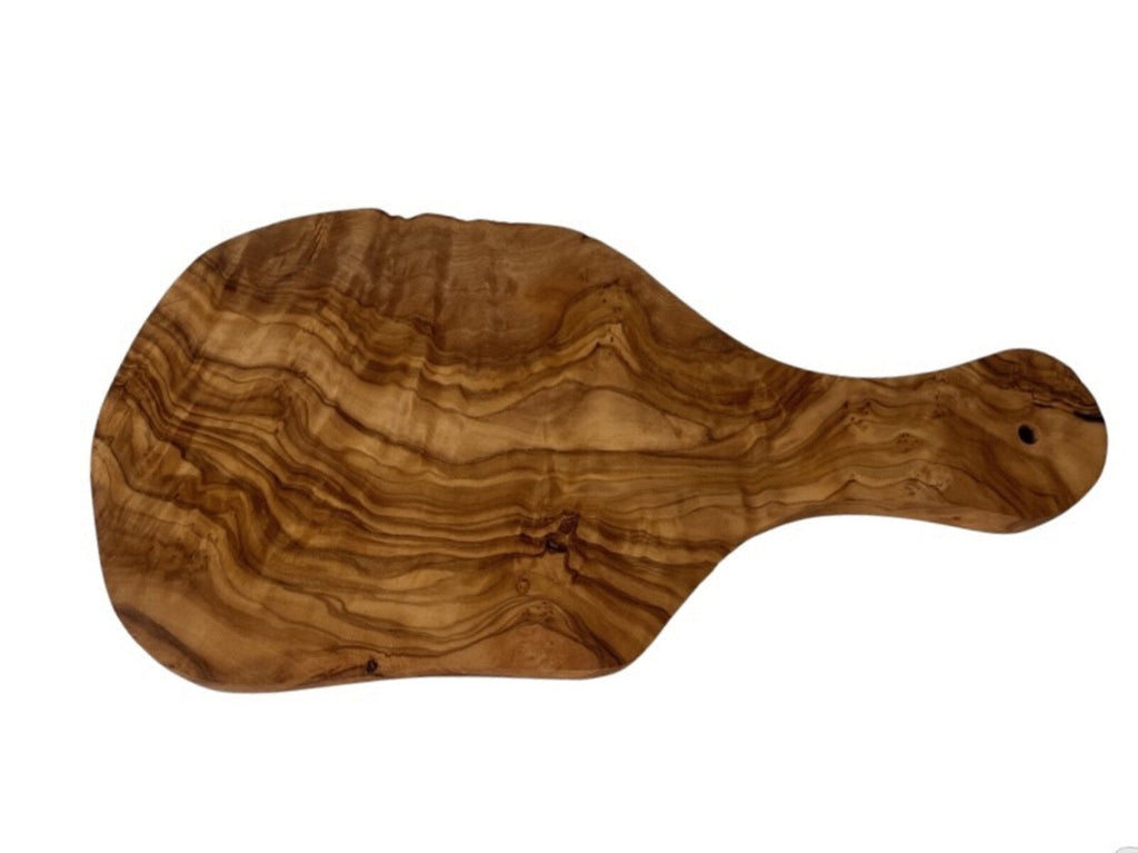 Small Olive Wood Cutting Board with Handle