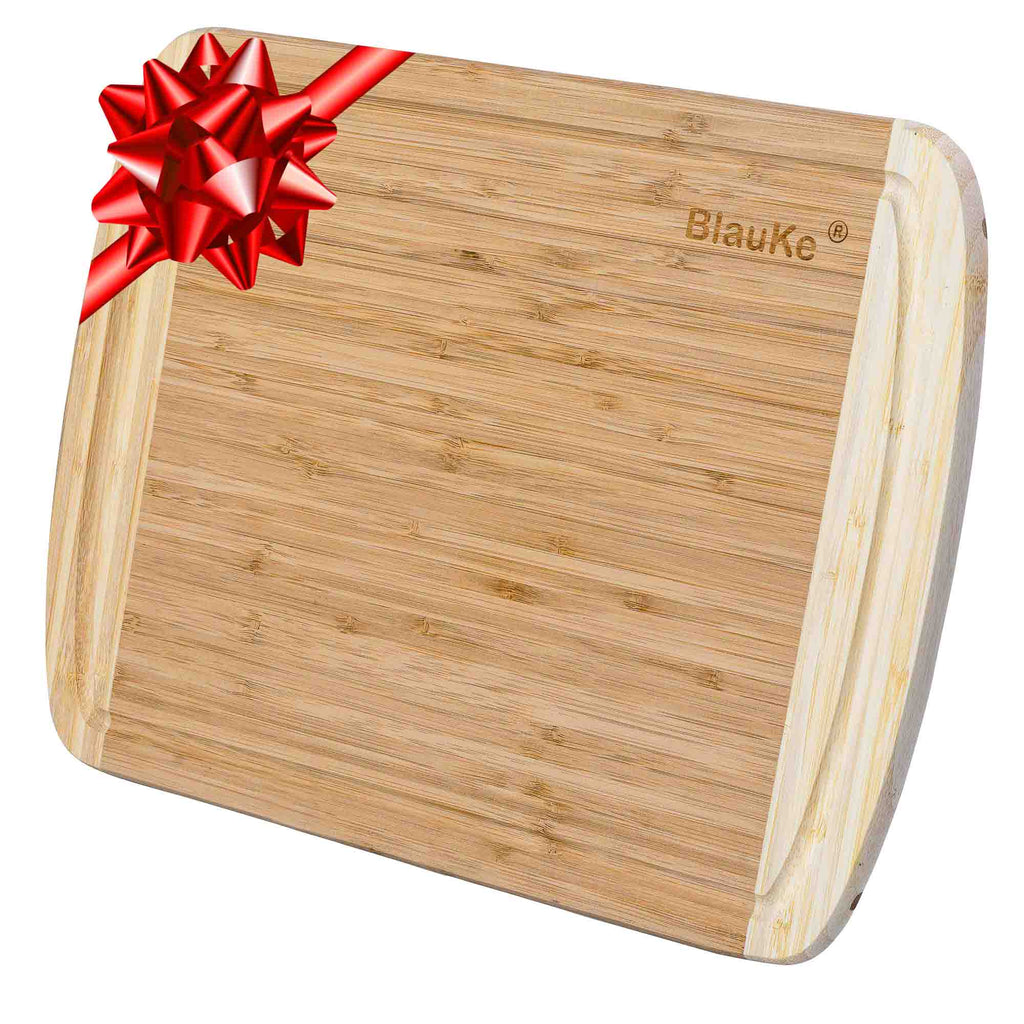Large Bamboo Cutting Board with Juice Groove