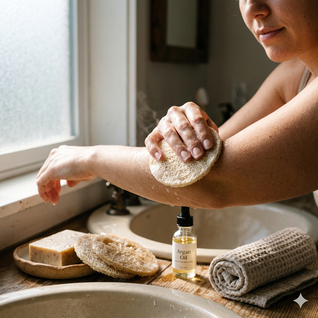 Natural Loofah Pads
