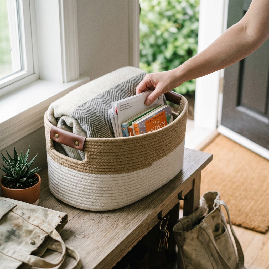 Cotton Rope Storage Basket