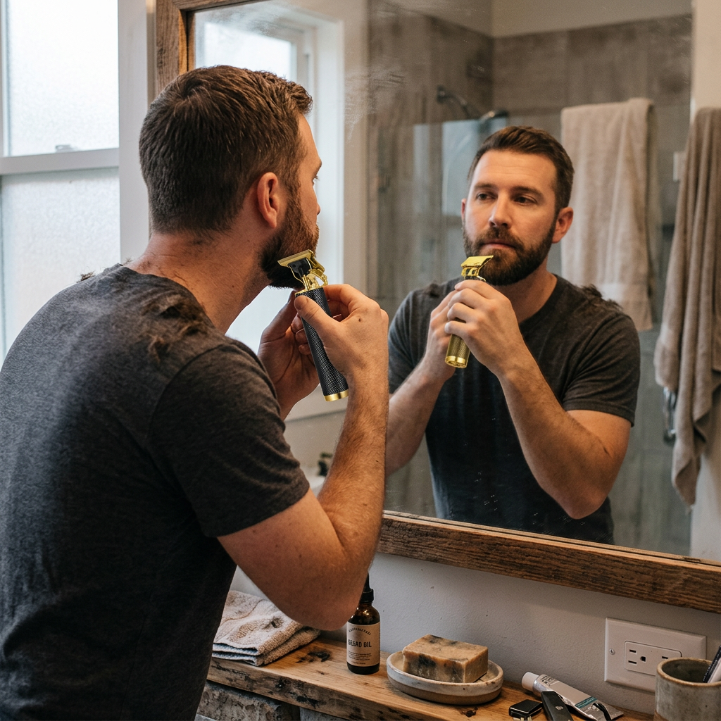 Cordless Hair Clippers and Beard Trimmer for Men