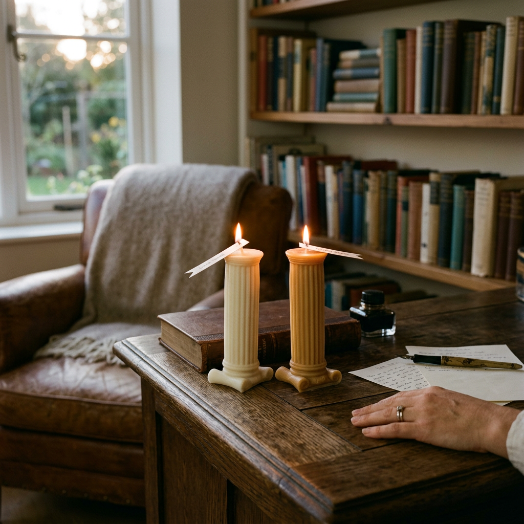 Roman Column Pillar Candle