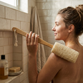Natural Loofah Bath Brush with Handle