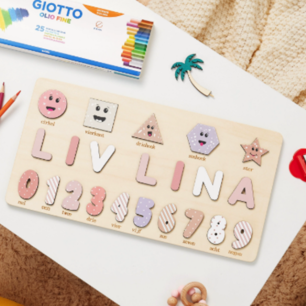Personalized Puzzle Educational Toy Toddlers Name Puzzle